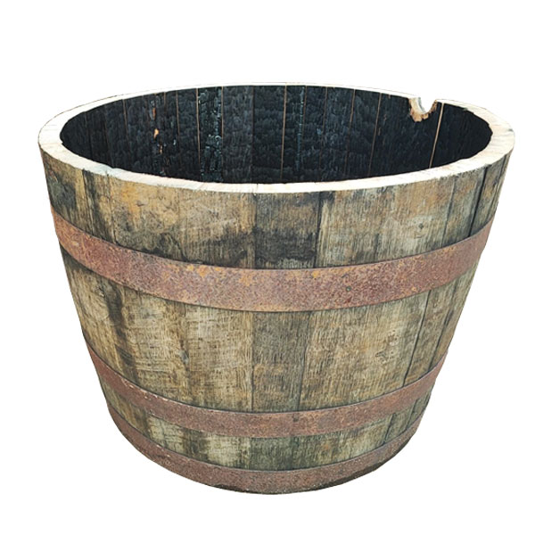 whisky barrel planter
