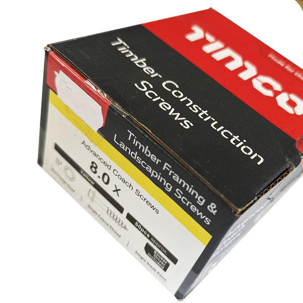 thumbnail image 2 of TIMCO Green Coated Decking Screws – 4.5mm X 50mm, 60mm, 75mm (Pozi Drive, Flat Head) 2 of 5
