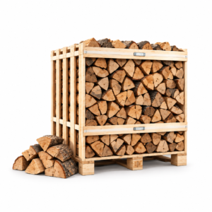 Kiln dried hardwood logs crate – Out of Yard