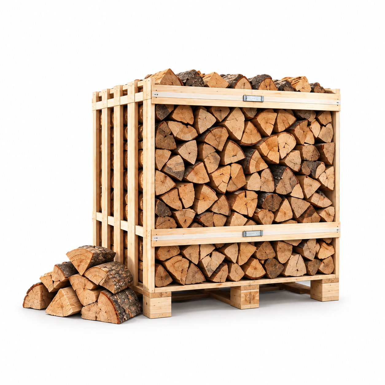 Kiln dried hardwood logs crate – Out of Yard